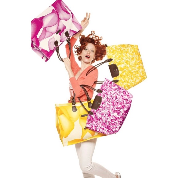 NWT Authentic Longchamp Limited Darshan Floral Bag - Picture 6 of 7